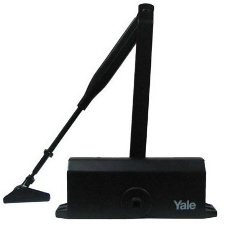 Yale Kapı Hidroliği 300 Serisi Dar Tip Montaj Ayarlı (2-4) Siyah (40-80 kg)