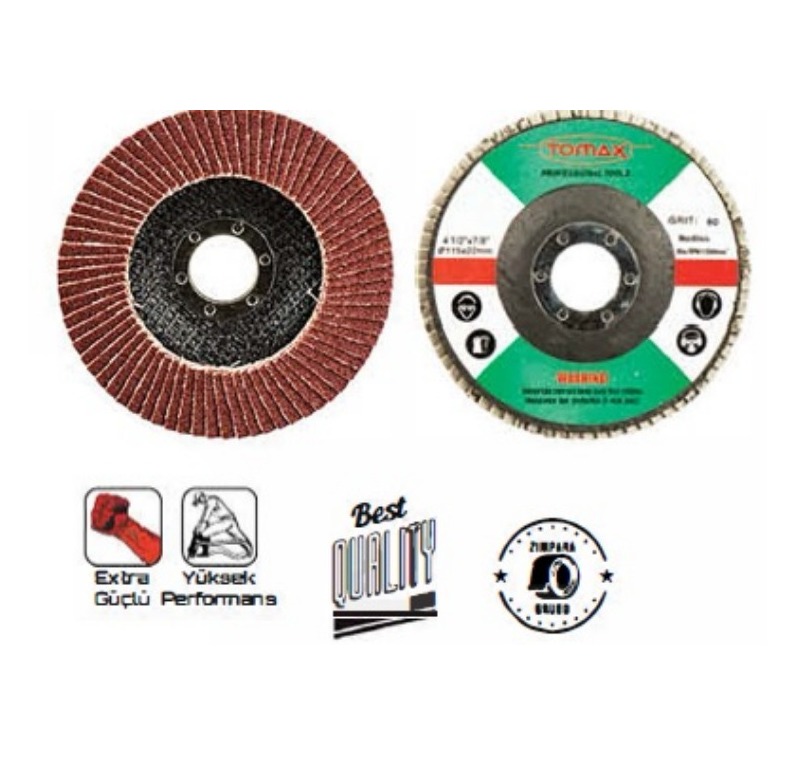 Tomax Flap Disk Zımpara 115 mm (80 mm) -07300080